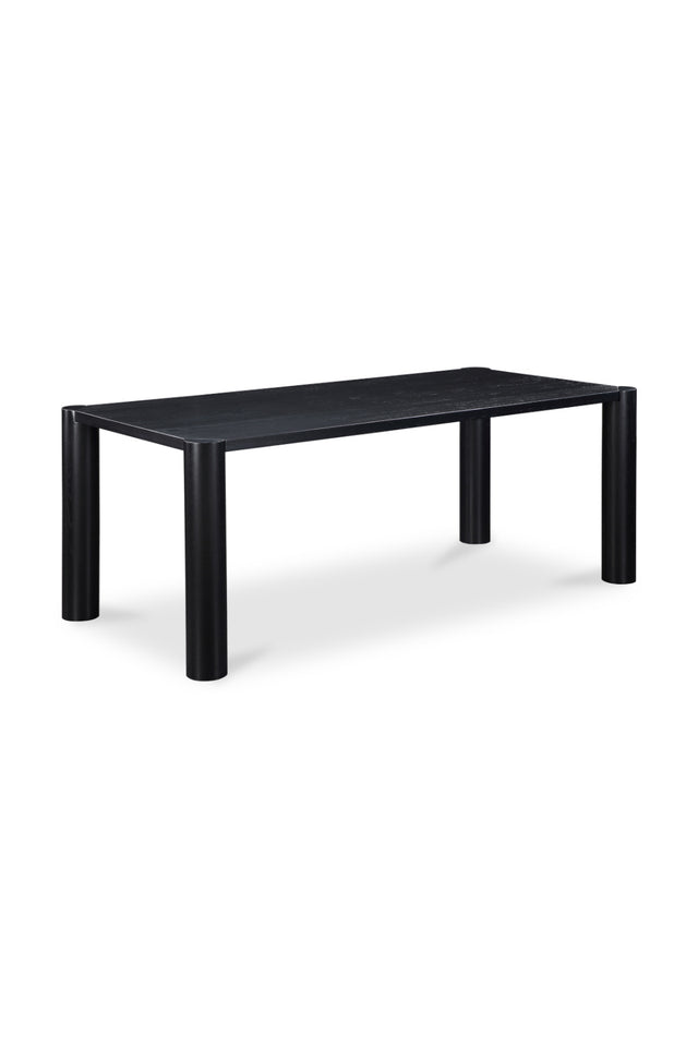 Black Oak Dining Table | Novi Living Post | Oroa.com