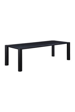 Black Oak Dining Table | Novi Living Post | Oroa.com