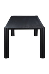 Modern European furniture - Black Oak Dining Table - www.oroa.com
