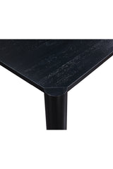Modern European furniture - Black Oak Dining Table - www.oroa.com