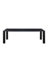 Modern European furniture - Black Oak Dining Table - www.oroa.com