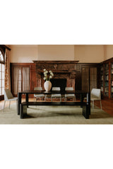 Modern European furniture - Black Oak Dining Table - www.oroa.com