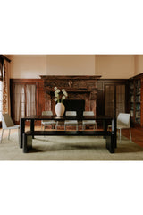 Modern European furniture - Black Oak Dining Table - www.oroa.com