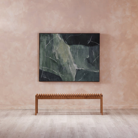 Solid Wood Slatted Bench | Novi Living Rohe | Oroa.com