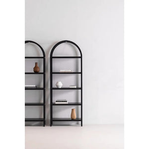 Solid Oak Arched Bookcase | Novi Living Eero