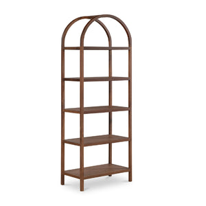   Modern European furniture - Solid Walnut Arched Bookcase - www.oroa.com | Oroa.com