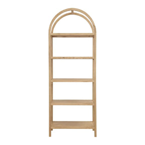 Modern European furniture - Solid Oak Arched Bookcase - www.oroa.com