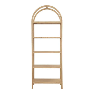 Solid Oak Arched Bookcase | Novi Living Eero