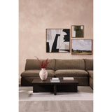 Modern European furniture - Oak Cross-Base Rectangular Coffee Table - www.oroa.com