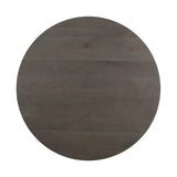 Modern European furniture - Oak Cross-Base Round Coffee Table - www.oroa.com