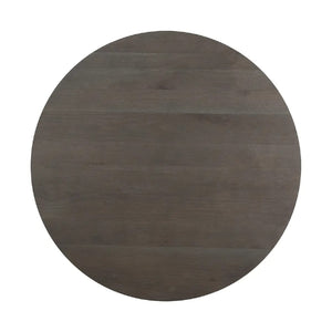 Oak Cross-Base Round Coffee Table | Novi Living Folke | Oroa.com