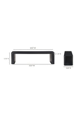 Modern European furniture - Solid Oak Dining Bench - www.oroa.com
