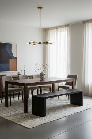 Solid Oak Dining Bench | Novi Living Post | Oroa.com