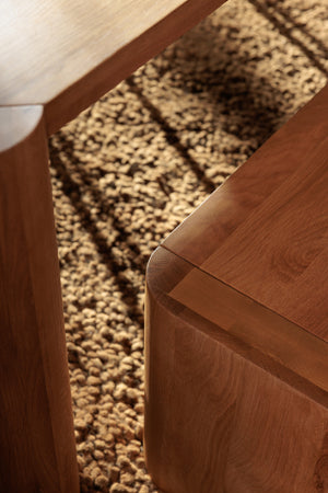 Solid Oak Dining Bench | Novi Living Post | Oroa.com