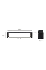 Modern European furniture - Solid Oak Dining Bench L - www.oroa.com