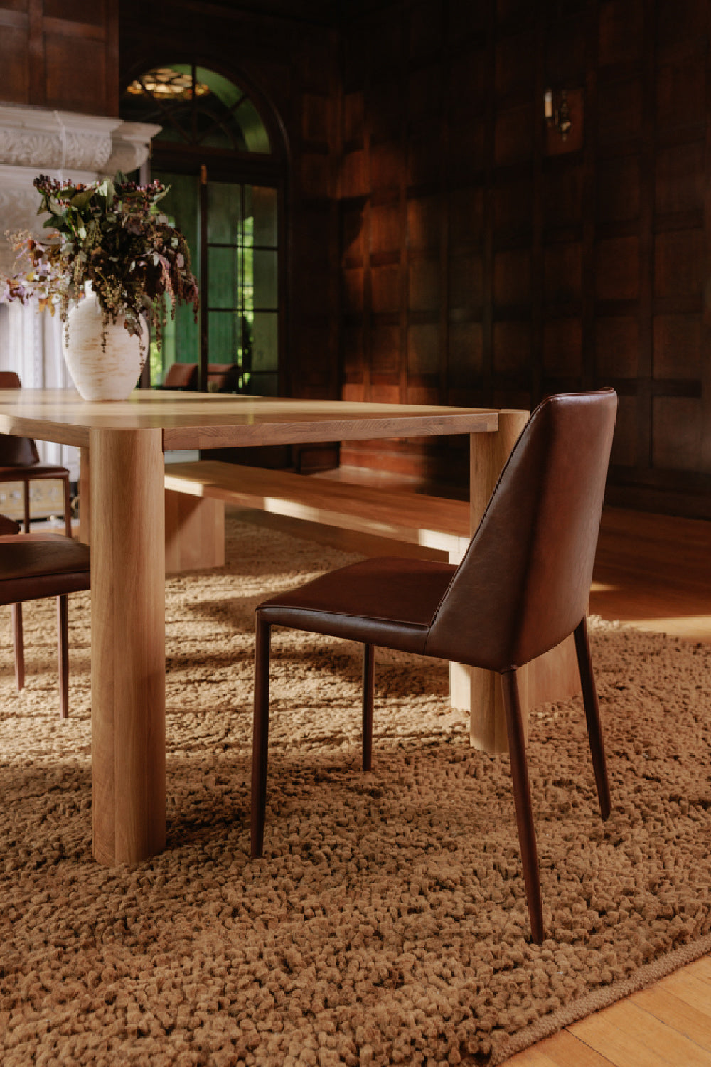 Solid Oak Dining Bench L | Novi Living Post | Oroa.com