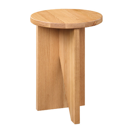 Wooden Cross-Base Accent Table | Novi Living Grace | Oroa.com
