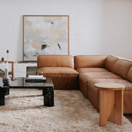 Wooden Cross-Base Accent Table | Novi Living Grace | Oroa.com