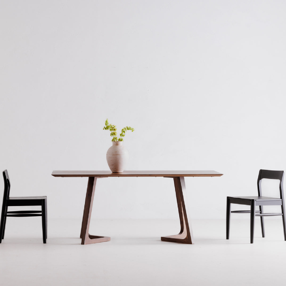 Modern European furniture - Solid Wood Open-Back Dining Chair - www.oroa.com
