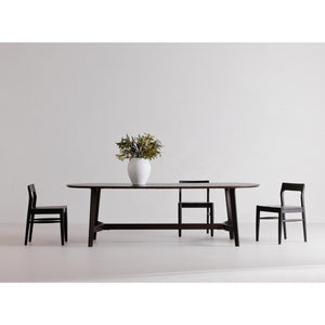 Modern European furniture - Solid Wood Open-Back Dining Chair - www.oroa.com
