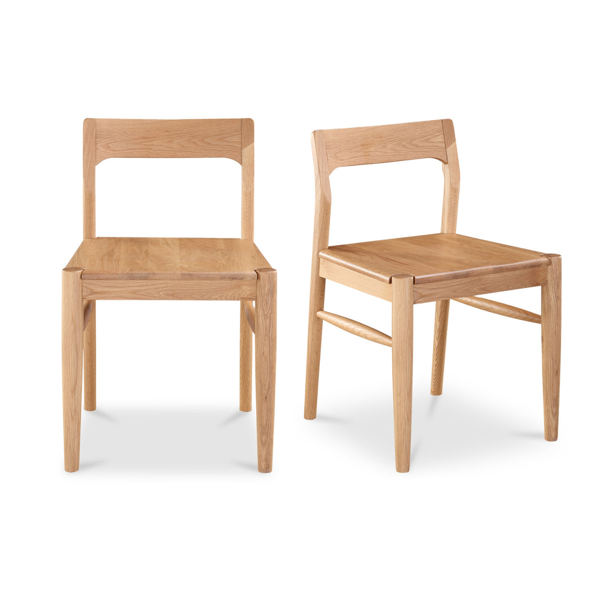 Modern European furniture - Solid Wood Open-Back Dining Chair - www.oroa.com