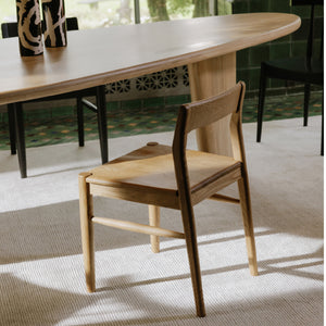 Modern European furniture - Solid Wood Open-Back Dining Chair - www.oroa.com