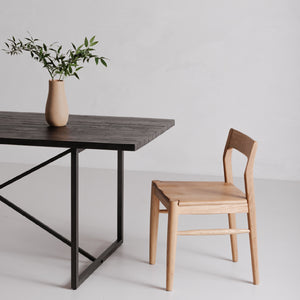 Modern European furniture - Solid Wood Open-Back Dining Chair - www.oroa.com
