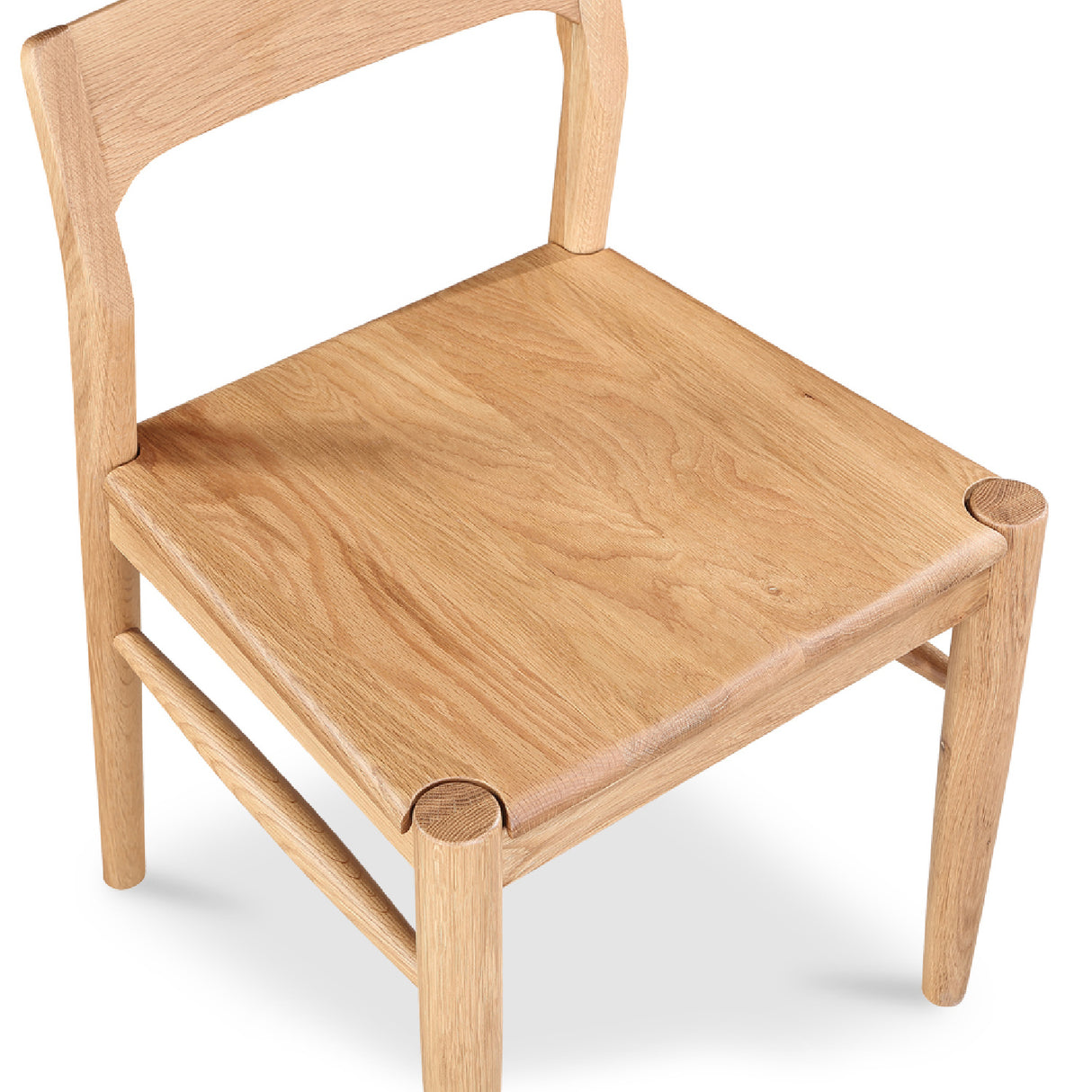 Modern European furniture - Solid Wood Open-Back Dining Chair - www.oroa.com