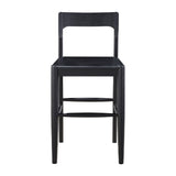 Modern European furniture - Solid Wood Open-Back Counter Stool - www.oroa.com