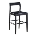 Modern European furniture - Solid Wood Open-Back Counter Stool - www.oroa.com