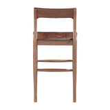 Modern European furniture - Solid Wood Open-Back Counter Stool - www.oroa.com