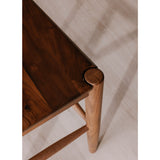 Modern European furniture - Solid Wood Open-Back Counter Stool - www.oroa.com