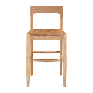   Modern European furniture - Solid Wood Open-Back Counter Stool - www.oroa.com | Oroa.com