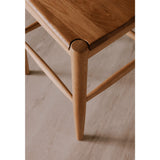 Modern European furniture - Solid Wood Open-Back Counter Stool - www.oroa.com