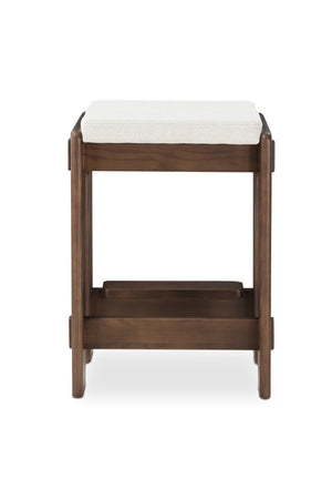Modern European furniture - Wooden Padded Seat Counter Stool - www.oroa.com