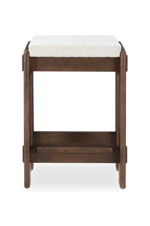 Modern European furniture - Wooden Padded Seat Counter Stool - www.oroa.com