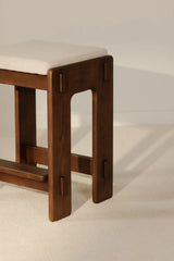 Modern European furniture - Wooden Padded Seat Counter Stool - www.oroa.com