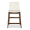 Modern European furniture - Vegan Leather Counter Stool - www.oroa.com
