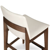 Modern European furniture - Vegan Leather Counter Stool - www.oroa.com
