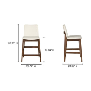 Vegan Leather Counter Stool | Novi Living Deco | Oroa.com