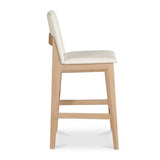 Modern European furniture - Vegan Leather Counter Stool - www.oroa.com