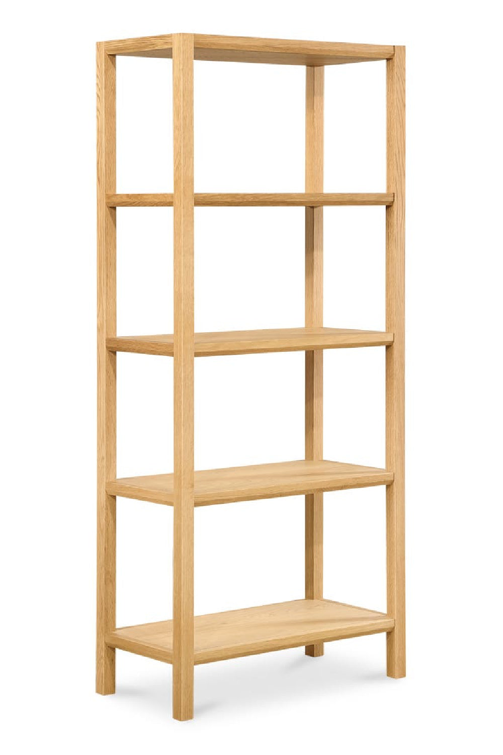 Oak Veneer Wood Bookcase | Nolan | Oroa.com