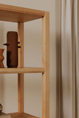 Modern European furniture - Oak Veneer Wood Bookcase - www.oroa.com