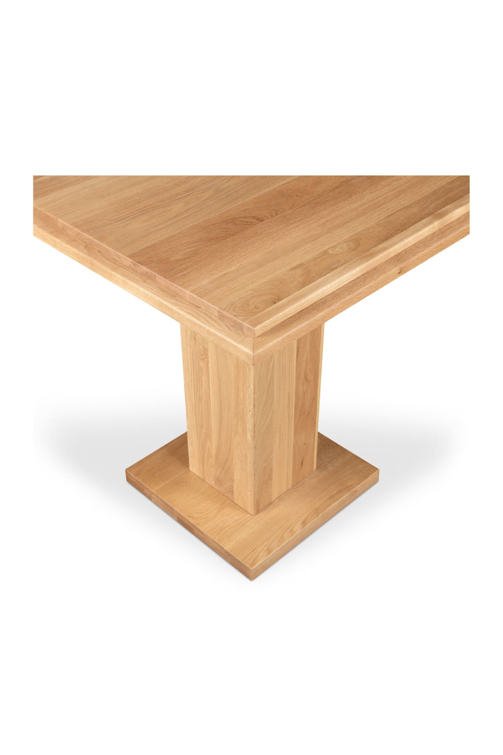 Natural Oak Square Counter Table | Novi Living May | Oroatrade.com
