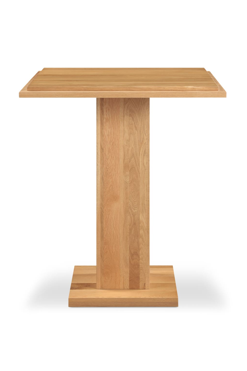 Natural Oak Square Bar Table | Novi Living May | Oroa.com
