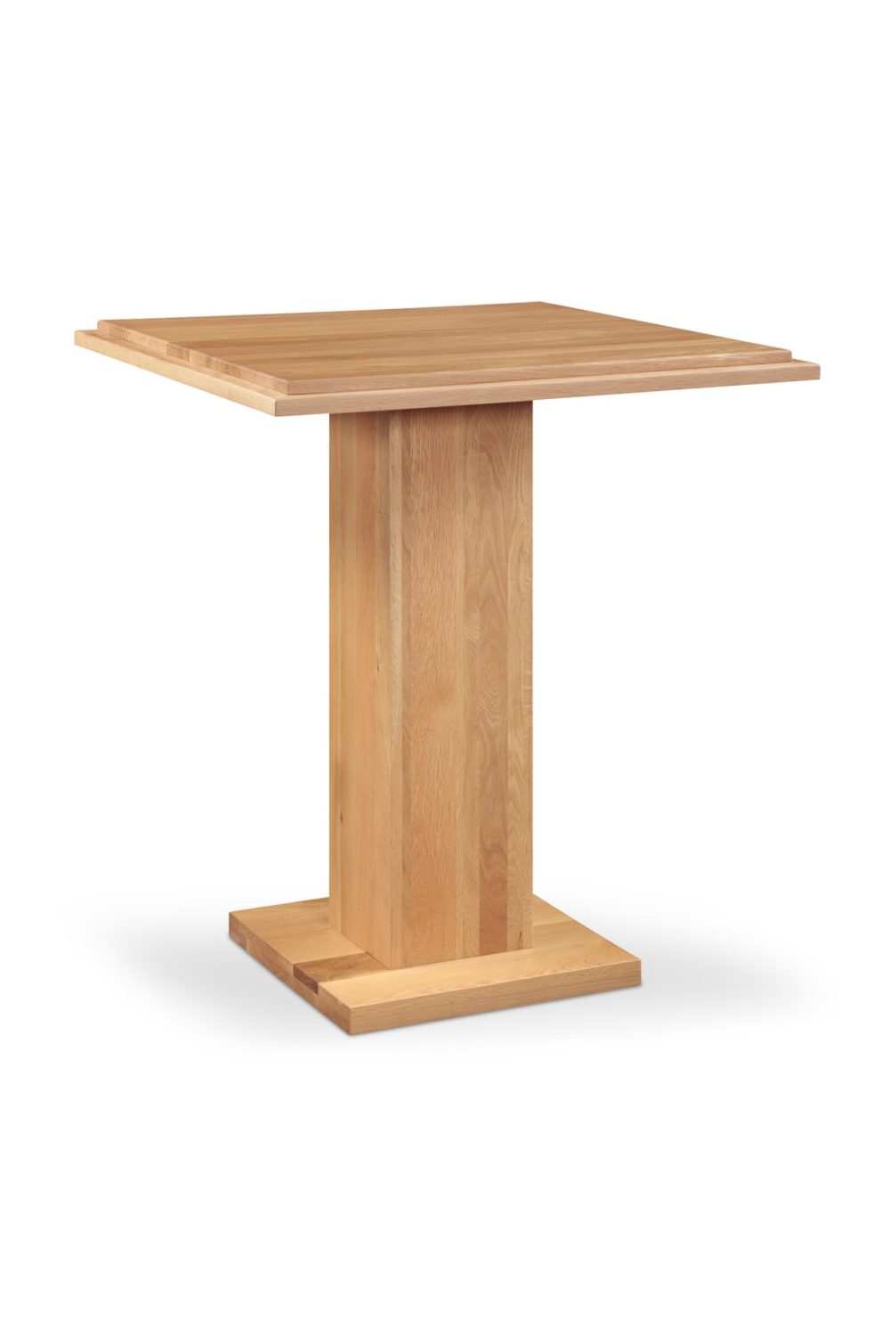 Natural Oak Square Bar Table | Novi Living May | Oroa.com