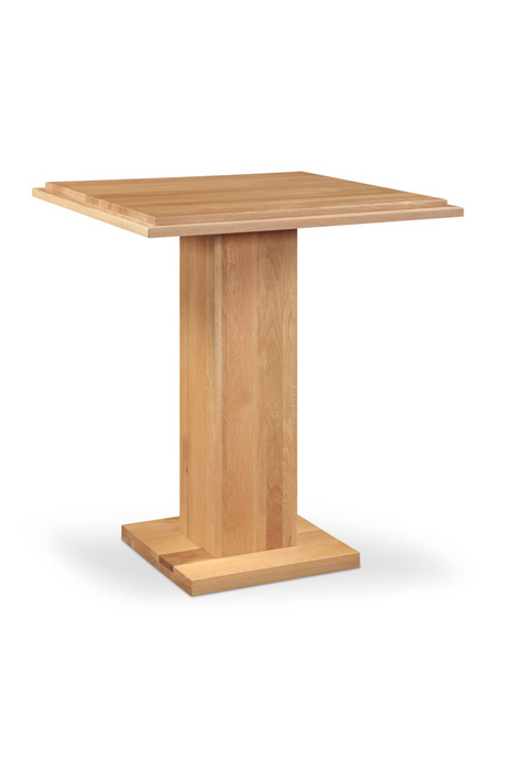 Modern European furniture - Natural Oak Square Bar Table - www.oroa.com