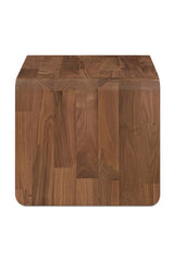 Modern European furniture - C-Shape Oak Side Table - www.oroa.com