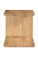 Modern European furniture - C-Shape Oak Side Table - www.oroa.com