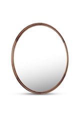Modern European furniture - Oak Round Wall Mirror - www.oroa.com